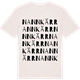 Vintage White t-shirt med Nannkärr ordlek t-shirt
