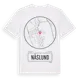 White t-shirt med Näslund t-shirt