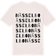 Vintage White t-shirt med Nässelbo ordlek t-shirt