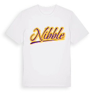 Nibble baseball t-shirt – ekologisk bomull t-shirt från Pinshirt