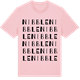 Pink Cotton t-shirt med Nibble ordlek t-shirt