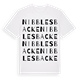 White t-shirt med Nibbles backe ordlek t-shirt