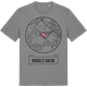 Mid Heather Gray t-shirt med Nibbles backe t-shirt