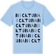 Blue Soul t-shirt med Nicktuna ordlek t-shirt