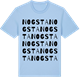 Blue Soul t-shirt med Nogsta ordlek t-shirt