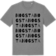 Mid Heather Gray t-shirt med Nogsta ordlek t-shirt