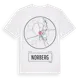 White t-shirt med Norberg t-shirt