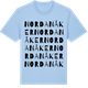 Blue Soul t-shirt med Nordanåker ordlek t-shirt