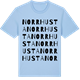 Blue Soul t-shirt med Norr Husta ordlek t-shirt