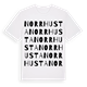Norr Husta ordlek t-shirt
