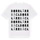 Norr Kärrbäck ordlek t-shirt