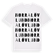 Norra Lövlund ordlek t-shirt