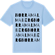 Blue Soul t-shirt med Norra Malmaberg ordlek t-shirt