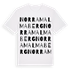 Norra Malmaberg ordlek t-shirt