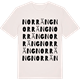 Vintage White t-shirt med Norräng ordlek t-shirt