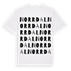 Norrdal ordlek t-shirt