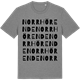 Mid Heather Gray t-shirt med Norrhörende ordlek t-shirt