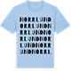 Blue Soul t-shirt med Norrlund ordlek t-shirt