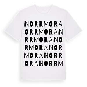Norrmora ordlek t-shirt – ekologisk bomull t-shirt från Pinshirt