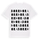 Norrmora ordlek t-shirt