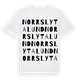 Norrslytalund ordlek t-shirt