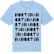 Blue Soul t-shirt med Nortuna ordlek t-shirt