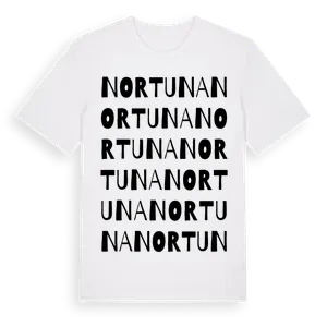 Nortuna ordlek t-shirt – ekologisk bomull t-shirt från Pinshirt