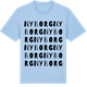 Blue Soul t-shirt med Nyborg ordlek t-shirt