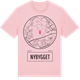 Pink Cotton t-shirt med Nybygget t-shirt