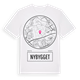White t-shirt med Nybygget t-shirt