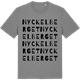 Mid Heather Gray t-shirt med Nyckelberget ordlek t-shirt