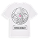White t-shirt med Nyckelberget t-shirt