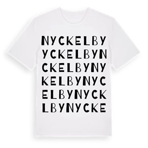 Nyckelby ordlek t-shirt – ekologisk bomull t-shirt från Pinshirt