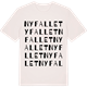 Vintage White t-shirt med Nyfallet ordlek t-shirt