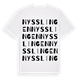 Nysslingen ordlek t-shirt