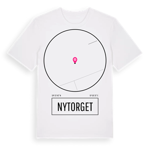 Nytorget t-shirt – ekologisk bomull t-shirt från Pinshirt