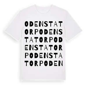 Odenstatorp ordlek t-shirt – ekologisk bomull t-shirt från Pinshirt