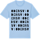 Blue Soul t-shirt med Odensvi ordlek t-shirt