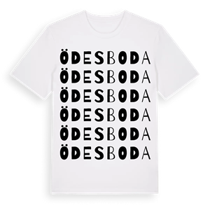 Ödesboda ordlek t-shirt – ekologisk bomull t-shirt från Pinshirt