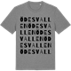 Mid Heather Gray t-shirt med Ödesvallen ordlek t-shirt