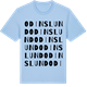 Blue Soul t-shirt med Odinslund ordlek t-shirt