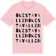 Pink Cotton t-shirt med Ökestavallen ordlek t-shirt
