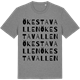 Mid Heather Gray t-shirt med Ökestavallen ordlek t-shirt