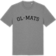 Mid Heather Gray t-shirt med Ol-Mats böjd t-shirt