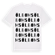 Ölboms ordlek t-shirt