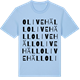 Blue Soul t-shirt med Olivehäll ordlek t-shirt