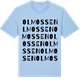 Blue Soul t-shirt med Olmossen ordlek t-shirt