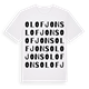 Olof Jons ordlek t-shirt