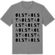 Mid Heather Gray t-shirt med Olsta ordlek t-shirt