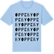 Blue Soul t-shirt med Oppeby ordlek t-shirt